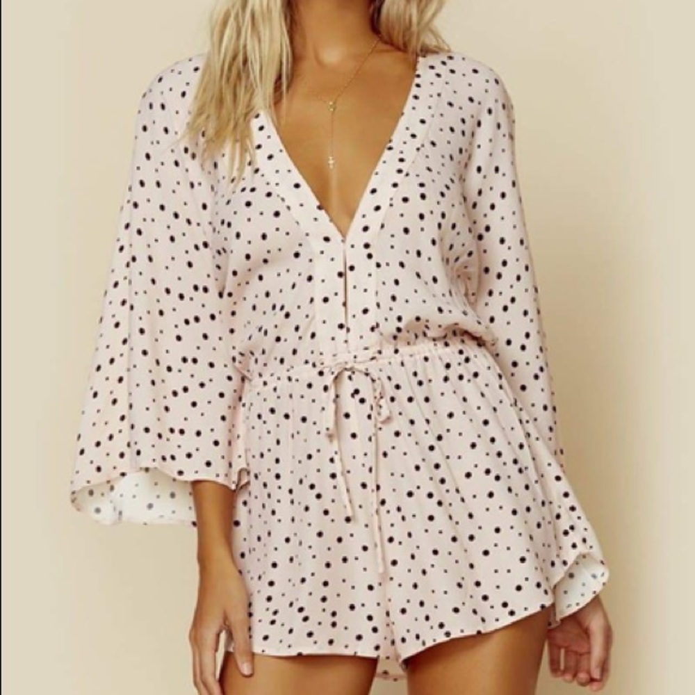 NWOT NIRVANA JUMPER | DOT BLUSH BLACK - Blue Life